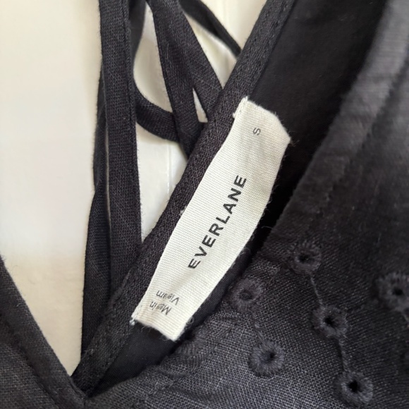 EVERLANE THE LINEN EYELET MAXI DRESS - Picture 5 of 6